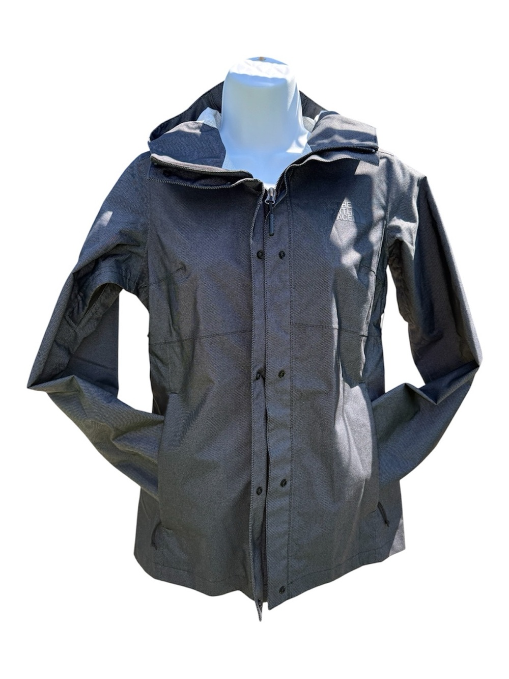 The North Face Men's Hooded Shell Jacket - Charcoal Gray